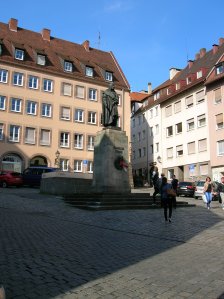 Statue of Albrecht Durer in Nuremberg